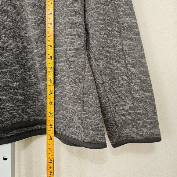 PATAGONIA Gray Worn Wear Men's Better 1/4 Zip Pullover Knit Fleece Sweater Sz L - Picture 15 of 15